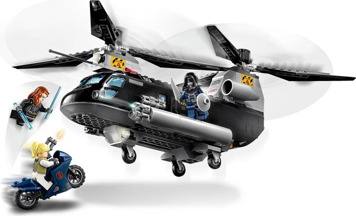 Produktbild LEGO Black Widows Hubschrauber-Verfolgungsjagd (76162, LEGO Marvel)