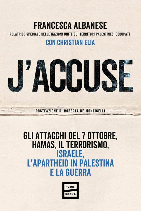 Immagine prodotto J Accuse (Italiano, Christian Elia, Francesca Albanese, 2023)