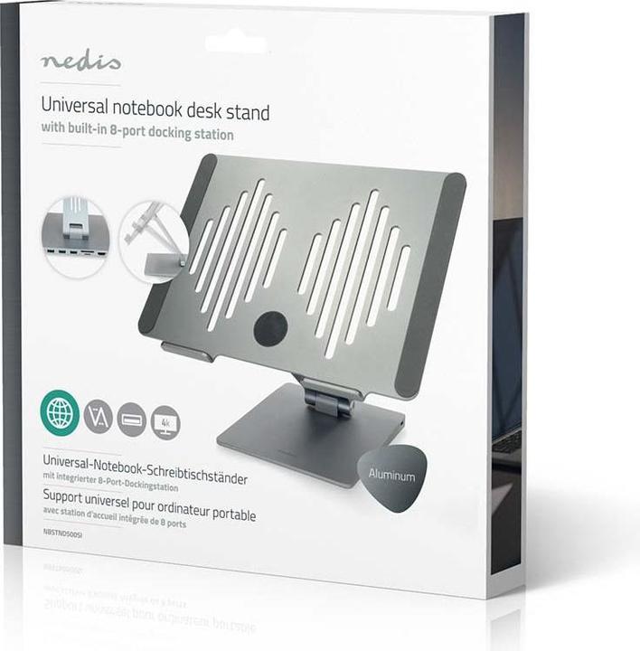 Actual product image Nedis Notebook-Ständer | Stromversorgung über USB | 17 " | Faltbar