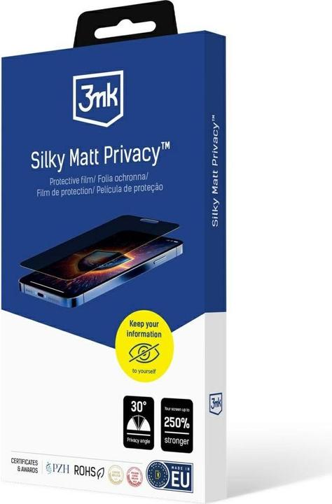 Actual product image 3MK Folia ochronna prywatyzujÄ ca matowa Silky Matt Privacy na Samsung Galaxy A36 5G (Oppo A56, Samsung Galaxy A36)