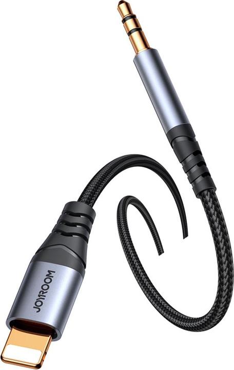 Actual product image Joyroom 3,5 mm – MiniklinkeLightning (1.20 m, 3.5mm jack (AUX), Lightning)