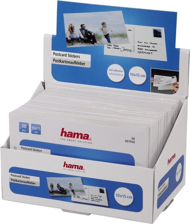 Produktbild Hama 1x10 Postkartenaufkleber 10x15