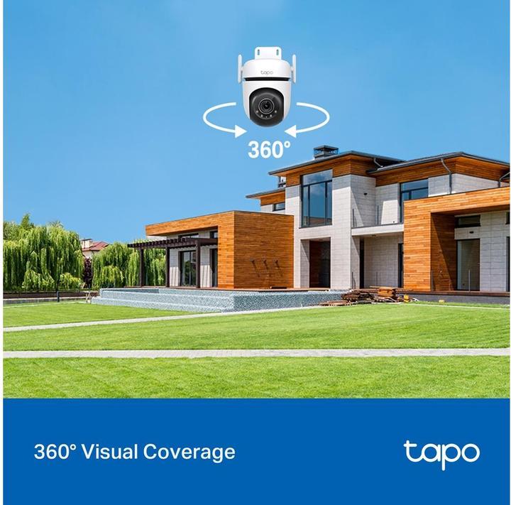 Actual product image TP-Link Tapo C520WS 4MP 360° outdoor camera MicroSD (2560 x 1440 Pixels)