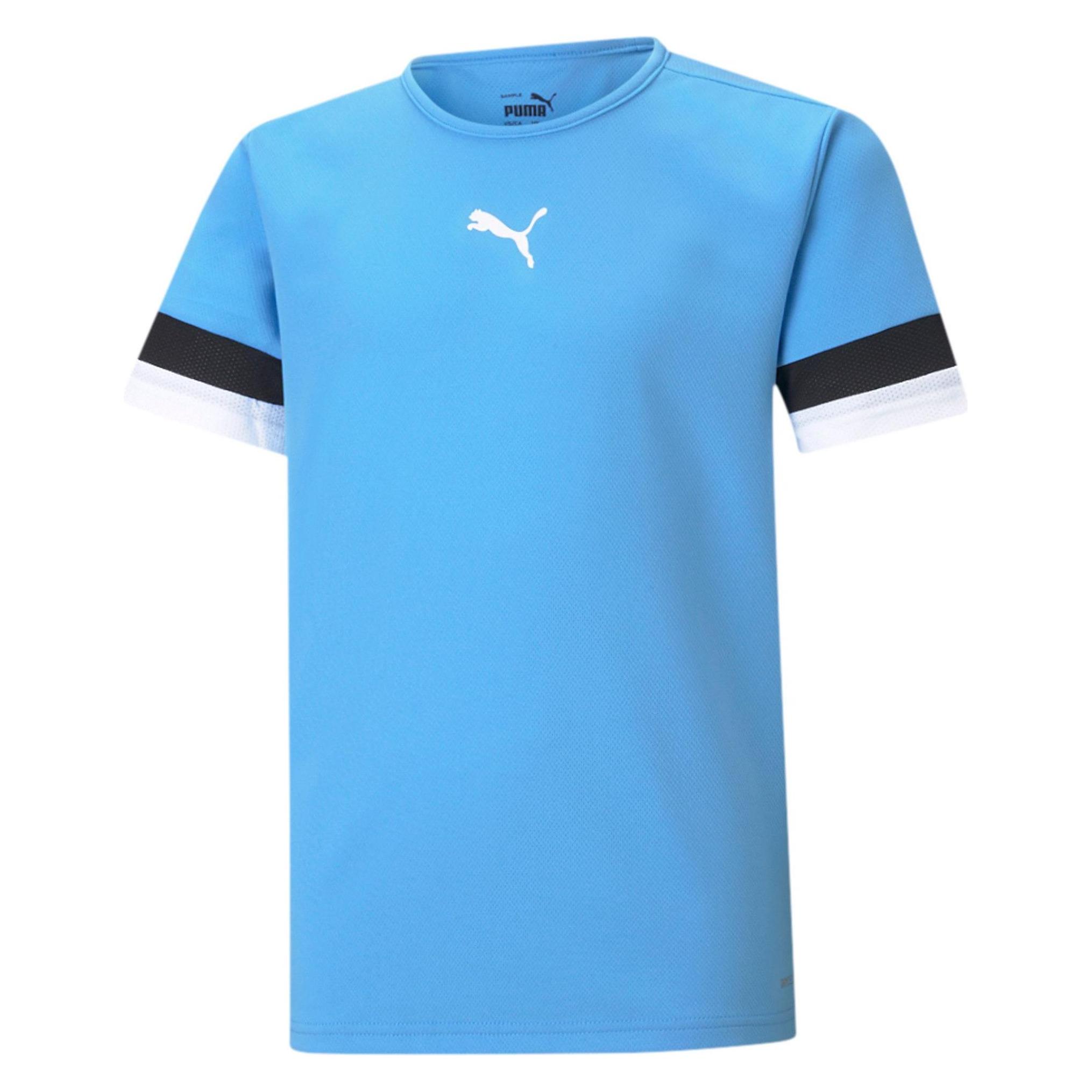 Puma, Jungen, Sportshirt, TeamRISE Jersey Jr-704938 (128), Blau, 128