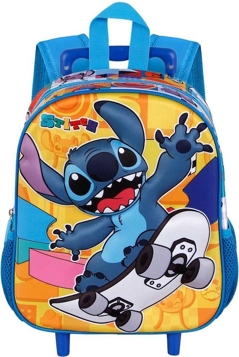Actual product image Karactermania Small 3D Backpack with Wheels Skater