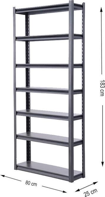 Produktbild Haushalt STORAGE SHELF 183X80X25CM 50KG