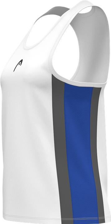 Actual product image Head Club 25 Tech Tank Top Damen Königsblau/Weiss (XL)