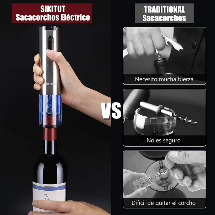 Actual product image Sikitut Electric corkscrew (Electric corkscrew)