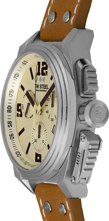 Produktbild TW-Steel TW1110 Canteen Herren Chronograph 46mm 10ATM (Chronograph, 46 mm)