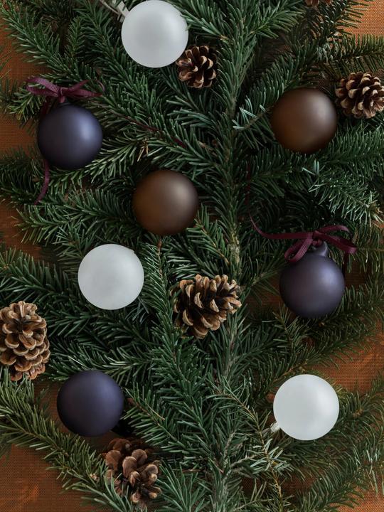 Actual product image Blomus JUHLA Weihnachtsschmuck M clear 7cm 4tlg (4 x)