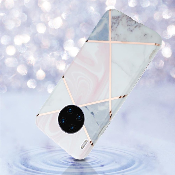 Produktbild Cadorabo IMD TPU Bunter Marmor Cover (Huawei Mate 30 Pro)