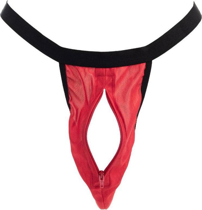 Produktbild Amorable by Rimba String mit Reissverschluss - One Size - Rot (One Size)