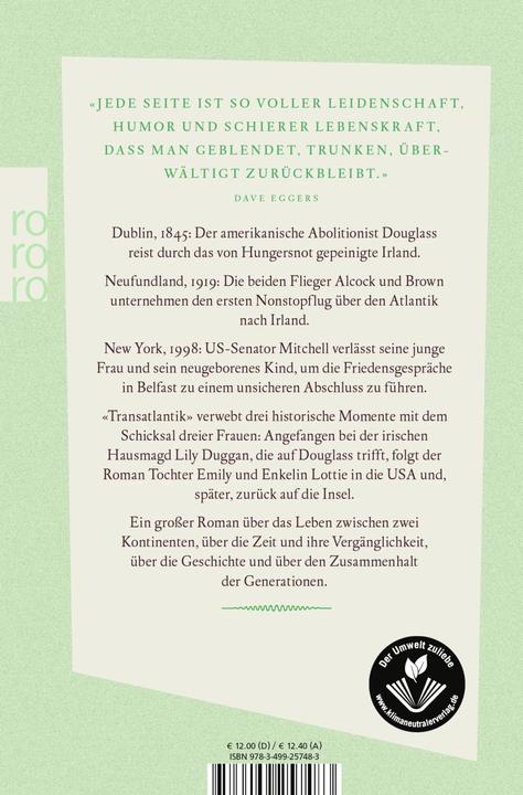 Produktbild Transatlantik (Deutsch, Colum McCann, 2015)