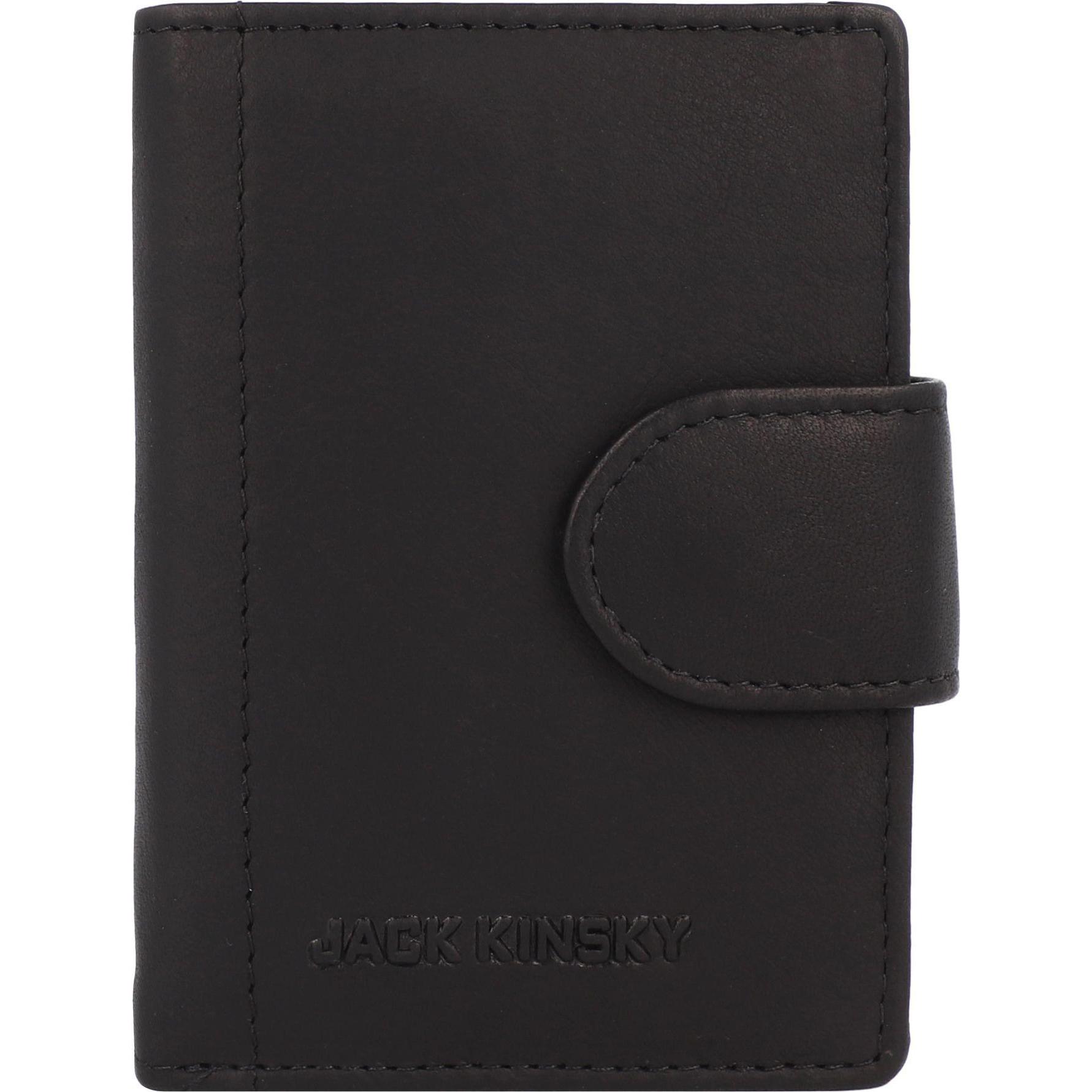 Thumbnail - Jack kinsky, Herren, Portemonnaie, Aruba 500 Geldbörse RFID Schutz Leder 7.5 cm, Schwarz