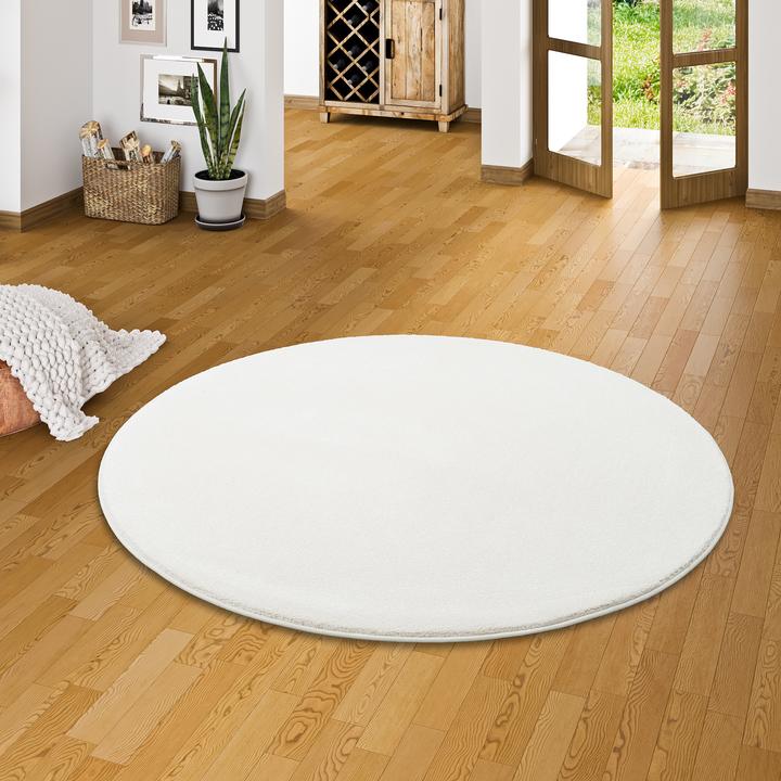 Produktbild Snapstyle Hochflor Luxus Velours Teppich Touch (Ø 200 cm)