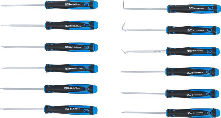 Actual product image BGS Precision Screwdriver and Hook Set 12 pcs. (TX)