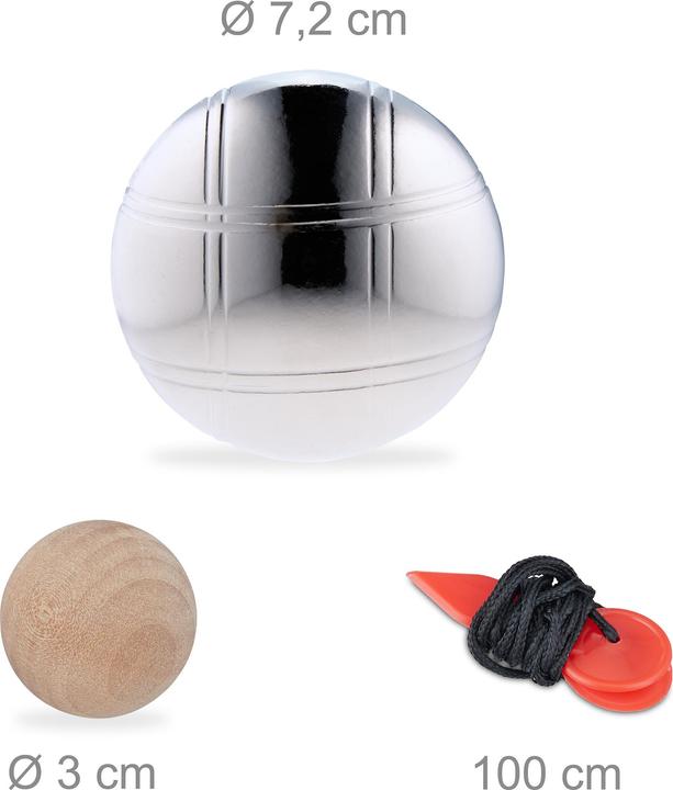 Image du produit Relaxdays Boules à jouer (8 x)