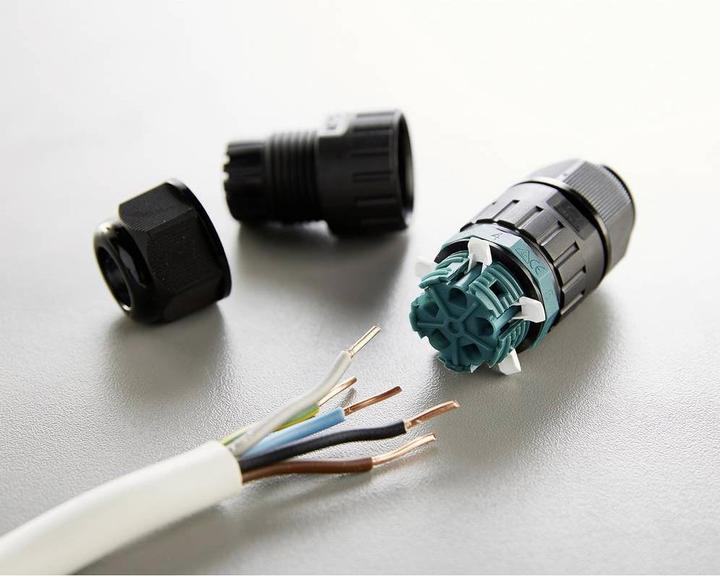 Actual product image Heitronic 501338 Cable connector with plug-in terminals 1 pc.