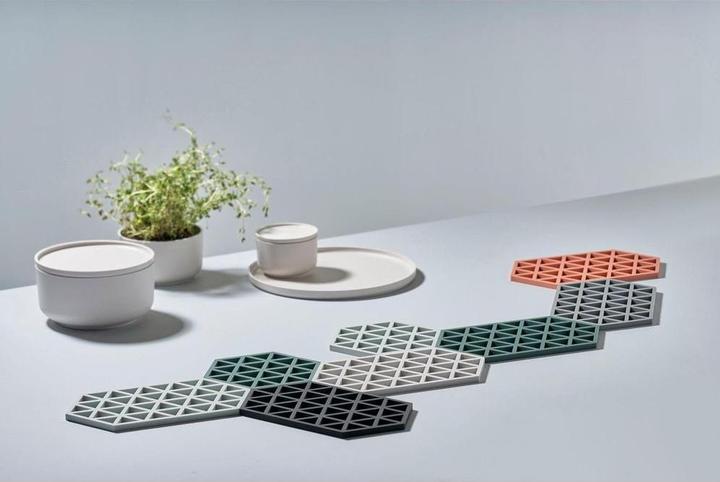 Actual product image Zone Denmark Hexagon set of 3 Lupine (3x)