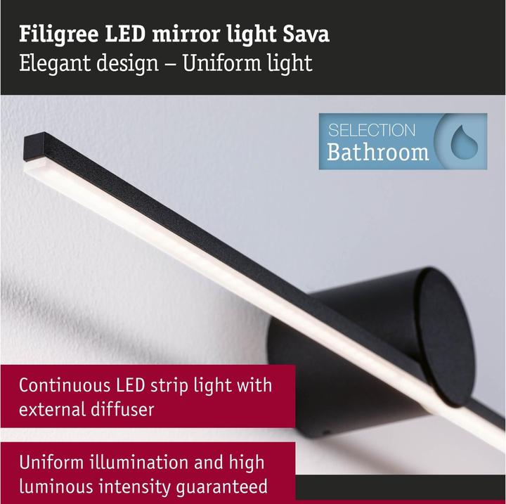 Immagine prodotto Paulmann Spiegelleuchte Sava (250 lm)