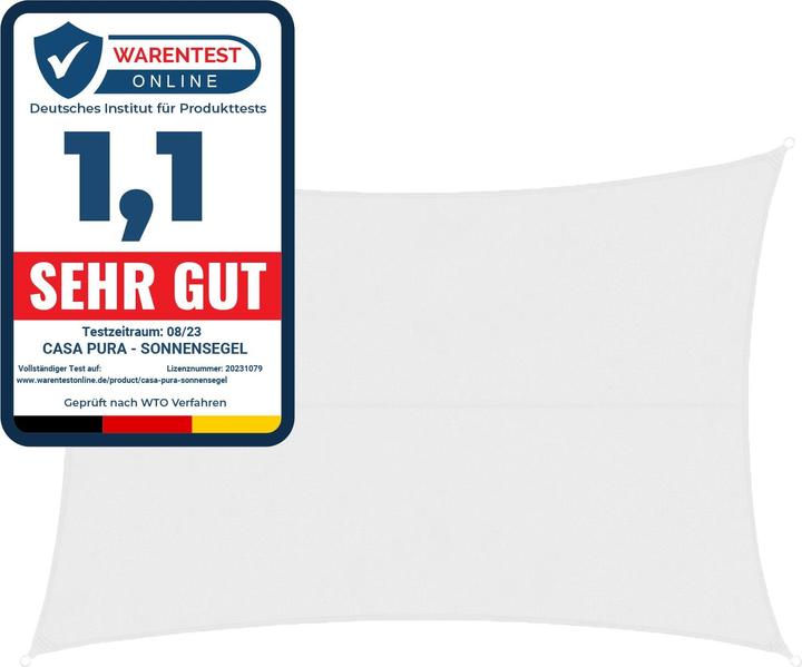 Actual product image Casa Pura Sonnensegel (3 x 5 m)