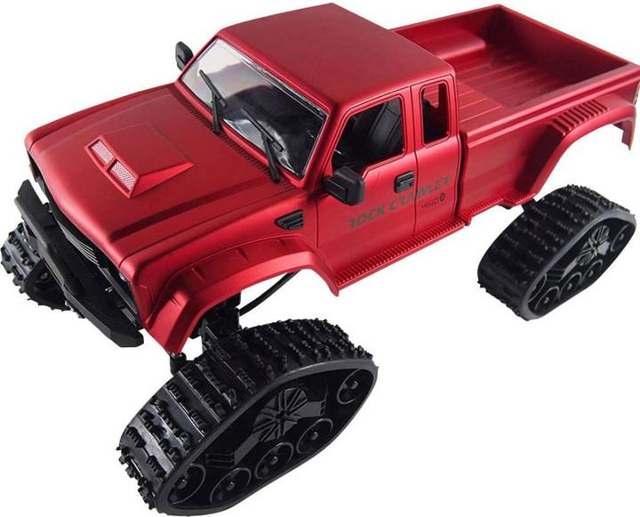 Actual product image Amewi RC AMX Pickup Truck FPV RTR red with wheels & chains 4WD (RTR Ready-to-Run)