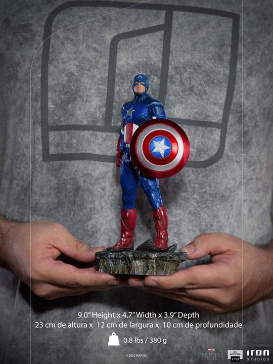 Produktbild Iron Studios ST Marvel Infinity Saga : Cap America NY Battle 1/10 28cm