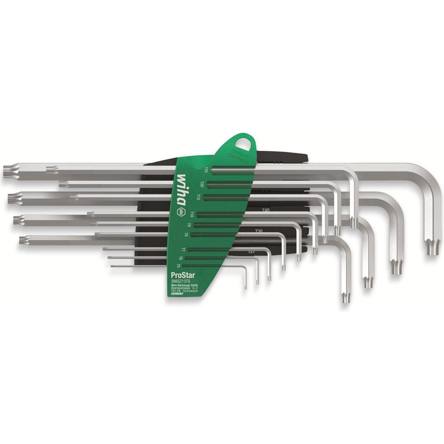 Wiha, Sechskantschlüssel, TORX-Stiftschlüsselsatz im ProStar Halter.