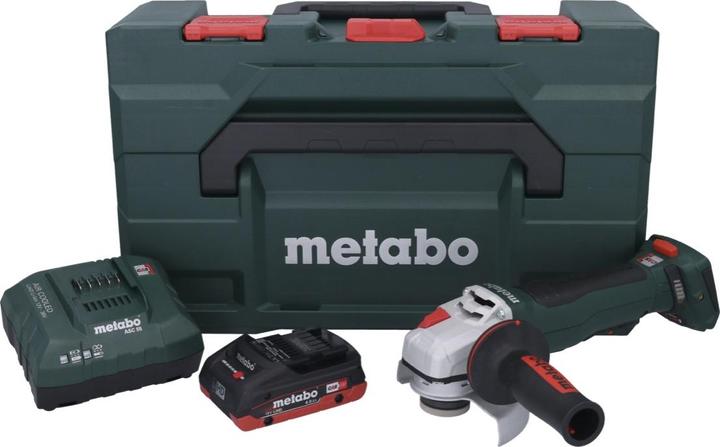 Actual product image Metabo WPB 18 LT BL 11-125 Quick Battery angle grinder 18 V 125 mm Brushless + 1x battery 4.0 Ah + charger (125 mm)
