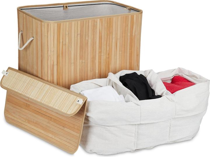 Actual product image Relaxdays Laundry basket (40 l)