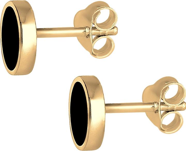 Actual product image Kuzzoi Basic ear studs, Geo (925 silver, Enamel)