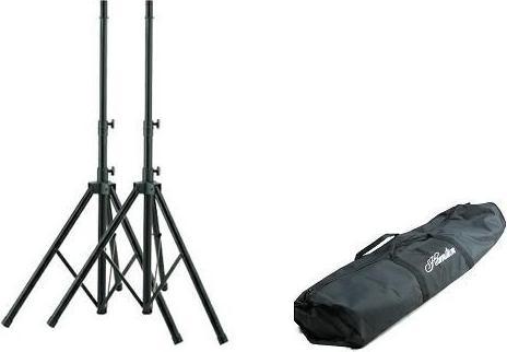 Hamilton Set aus 2 Aluminium Lautsprecherständern mit Tasche