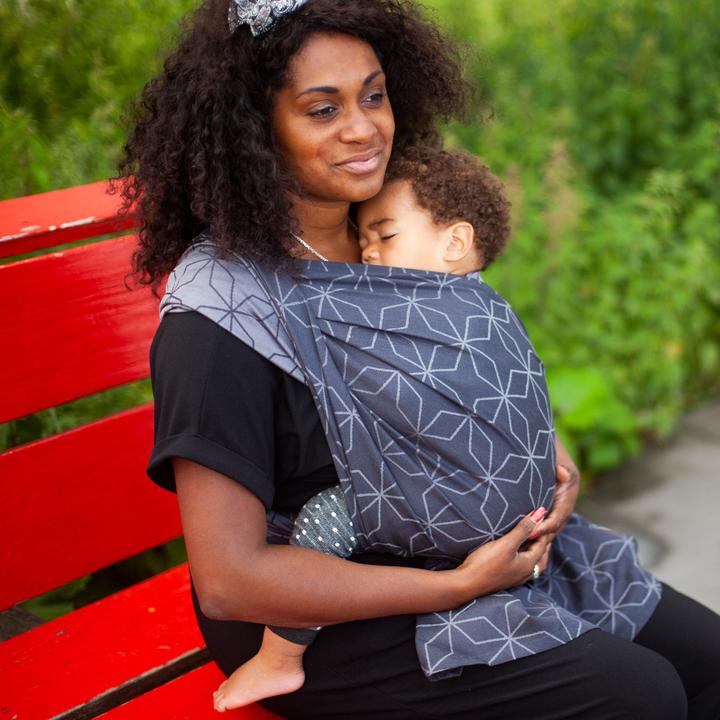 Image du produit Hoppediz Écharpe de portage pour bébé Écharpe de portage pour bébé de qualité biologique (4.60 m)