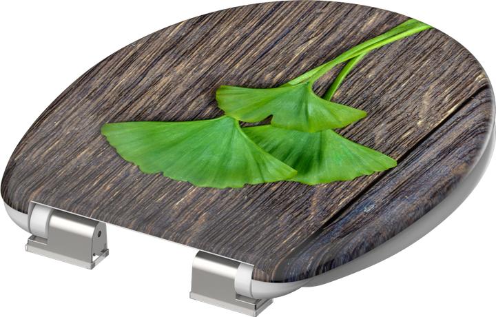 Actual product image Schütte Duroplast WC seat GINGKO&WOOD soft-close WC seat 82154 Floral