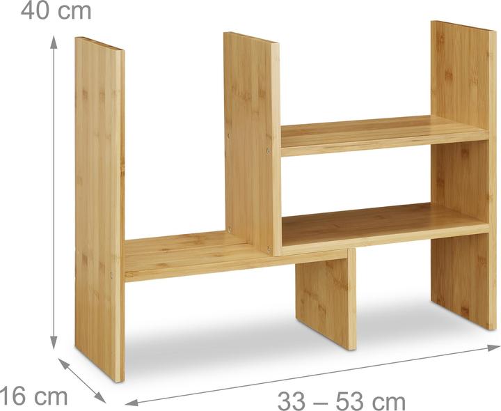 Actual product image Relaxdays Table shelf (53 x 16 x 40 cm)