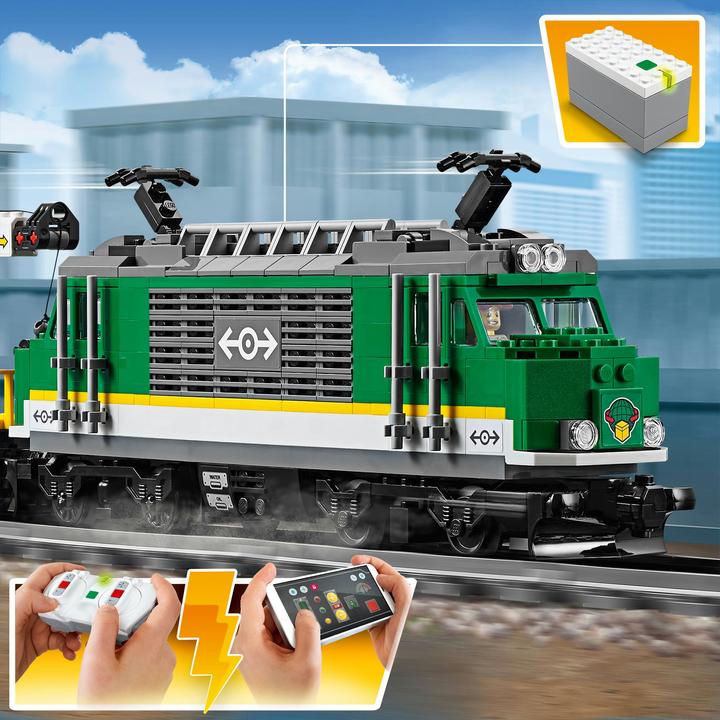 Actual product image LEGO Freight train (60198, LEGO City, LEGO Powered UP)