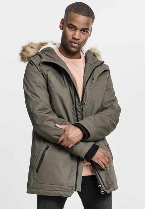 Produktbild Urban Classics Heavy Cotton Imitation Fur Parka (L)