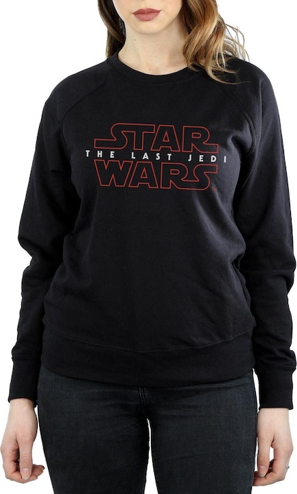 Actual product image Star Wars Womens/Ladies The Last Jedi Logo Sweatshirt (L)