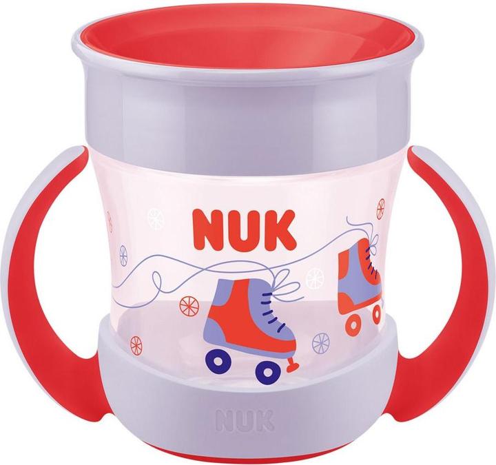 Produktbild NUK Mini Magic Cup, 160ml, einzigartiger Trinkrand, abdichtende Silikonscheibe, ab 6 Monaten, Rot