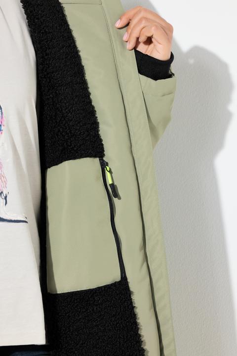 Produktbild Laurasøn Funktionsmantel, oversized, Teddyfutter, Kapuze, 2-Wege-Zipper