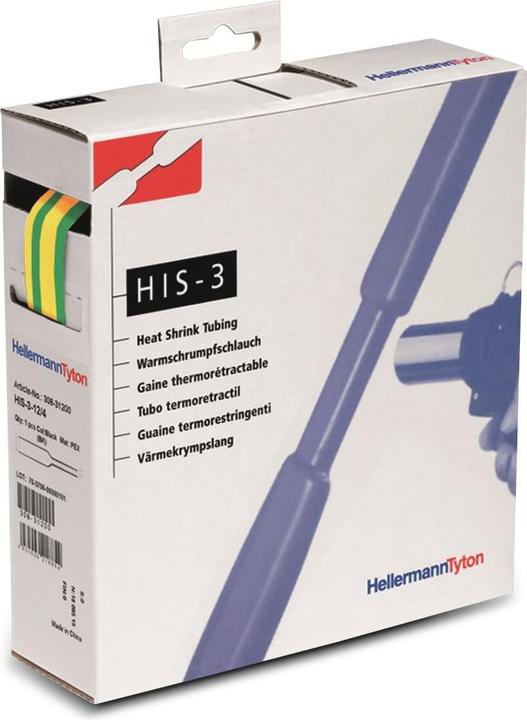 Image du produit HellermannTyton GAINE THERMO-RETR. HIS-3 3:1-6/2 V/J (1x)