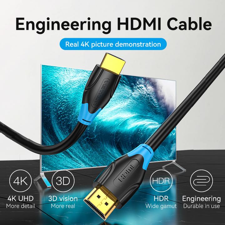 Produktbild Vention HMDI Cable 2 Meter black (2 m, HDMI)