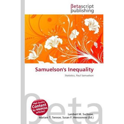 Samuelson's Inequality, Fachbücher