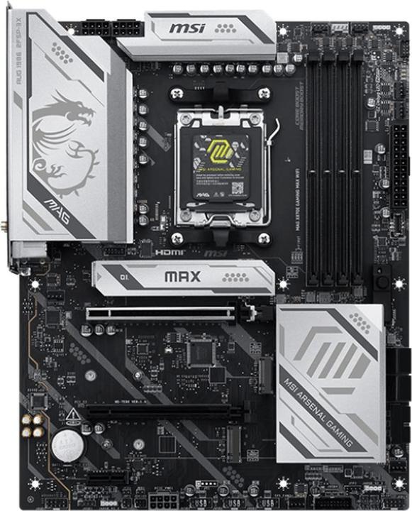 Image du produit MSI MAG X870E Gaming Max Wifi (X870,AM5,ATX,DDR5) (AM5, AMD X870, AMD X870E, ATX)