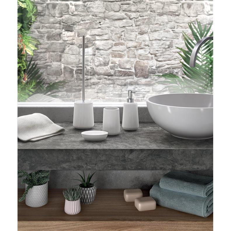 Gedy, Seifenspender + Seifenschale, Marika Soap Holder White