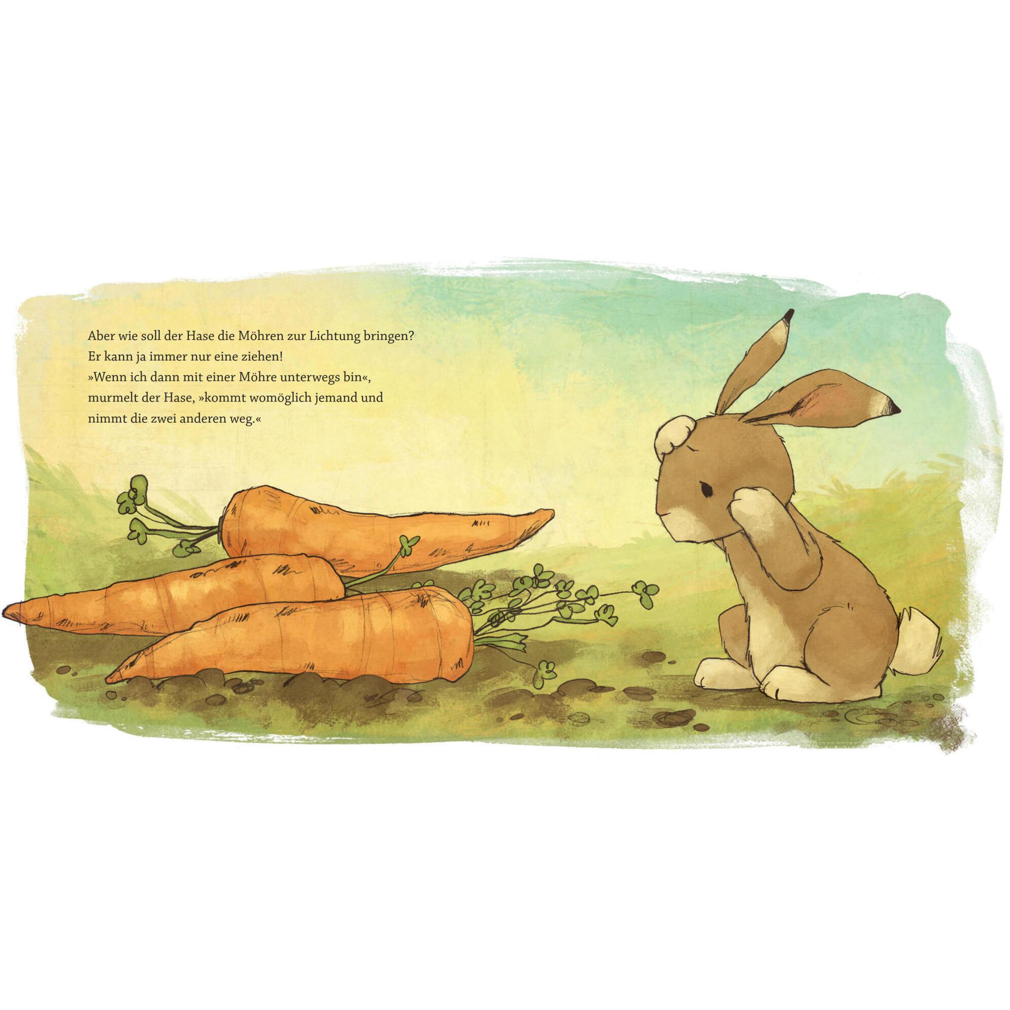 Thumbnail - Hase, Igel und 1, 2, 3 Möhren (Pappbilderbuch), Kinderbücher von Michael Engler