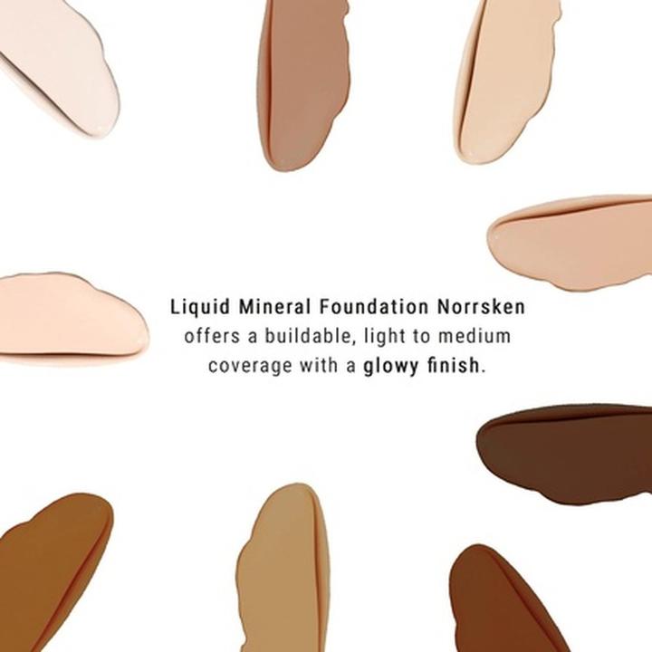 Actual product image IDUN Minerals Liquid foundation Norrsken Jorunn (201 Jorunn)