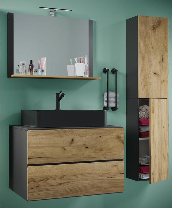 Produktbild VCM 4-tlg Waschtisch Badmöbel Lendas 80 cm L