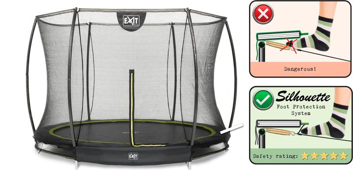 Image du produit Exit Silhouette au sol avec filet de sécurité (305 cm)