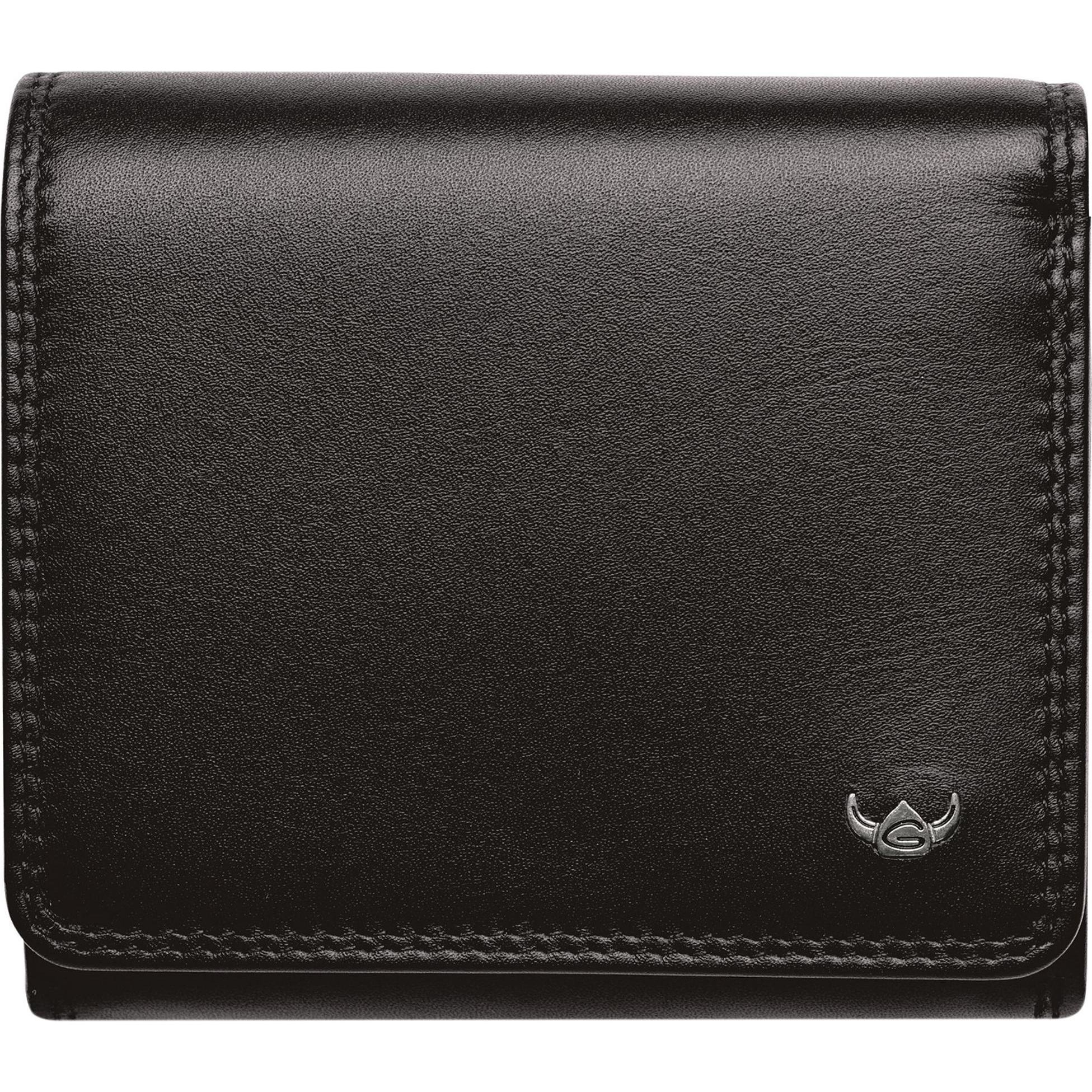 Golden Head, Damen, Portemonnaie, Geldbörse Polo RFID Protect 3335, Schwarz